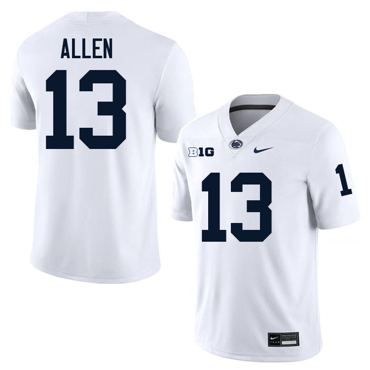 Kaytron Allen Penn State Jersey,PSU Nittany Lions #13 Kaytron Allen Football Uniforms-White